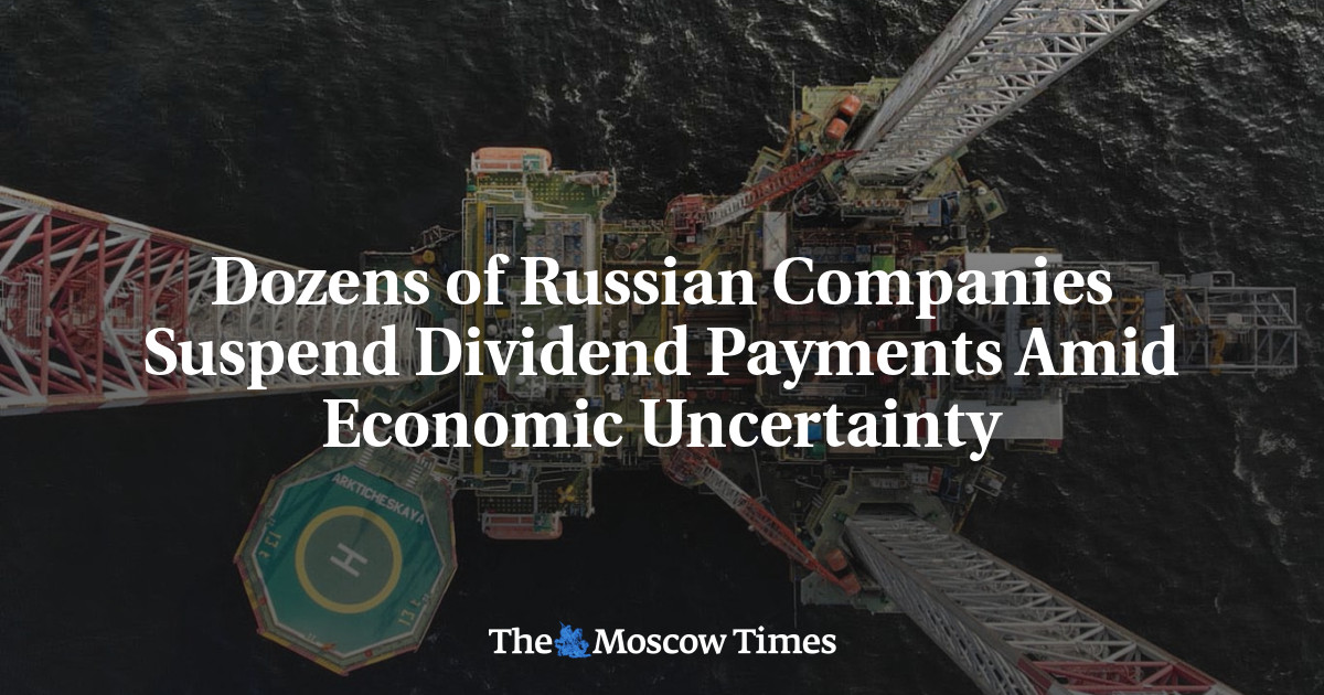 Dozens of Russian Companies Suspend Dividend Payments Amid Economic Uncertainty