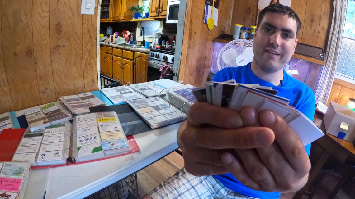 Muskegon man collects 16K+ business cards for this touching reason