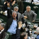 File photo: Iranian parliament (Majlis) descends into shouting and uproar