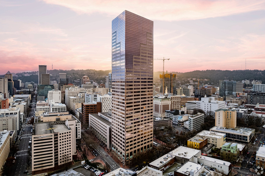 Kidder Mathews Selected to Lead Leasing for Portland’s Big Pink – Oregon Business