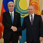 President Tokayev arrives at meeting of Supreme Eurasian Economic Council