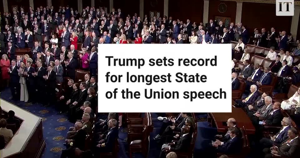 Donald Trump's State of the Union hails US economy, rounds on Democrats - The Irish Times